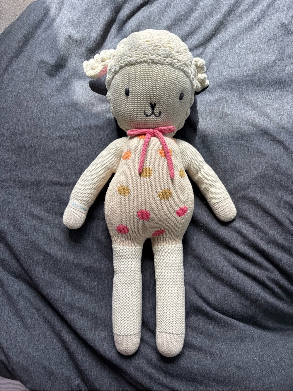 Cuddle + Kind "Lucy the Lamb" Regular 20" Hand-Knit Doll